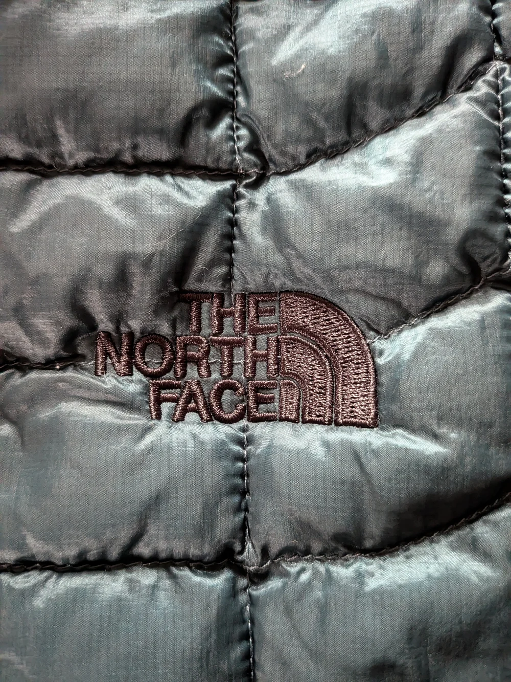 The North Face Men's Dark Teal Quilted Packable Puffer Jacket